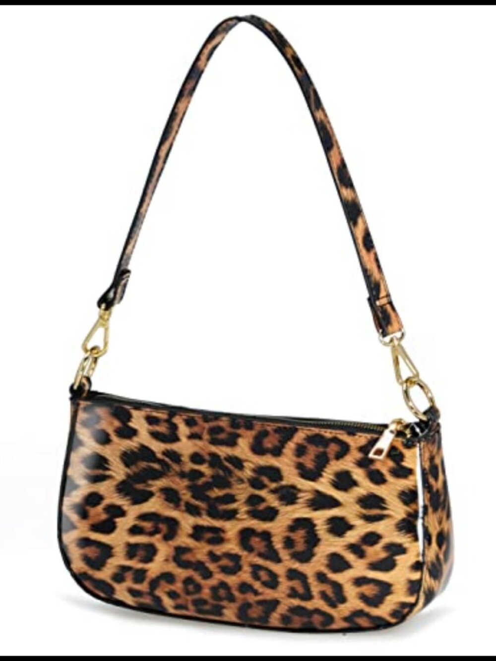 HOXIS Glossy Patent Vegan Leather Crossbody Bag Clutch Purse